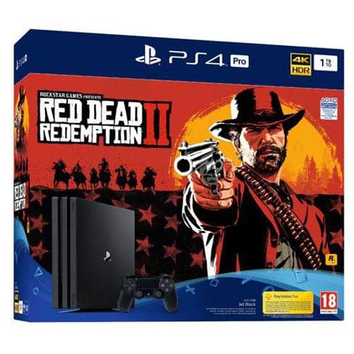 PlayStation 4 Pro 1000GB - Jet black + Red Dead Redemption II