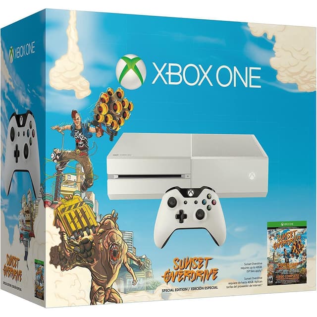 Console Xbox One da 500 GB - Bianco + Sunset Overdrive
