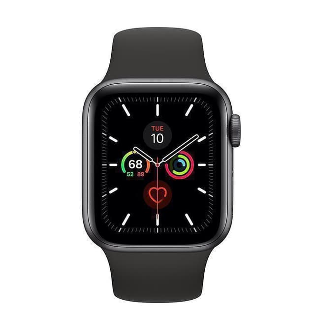 Apple Watch (Series 5) Settembre 2019 40 mm - Alluminio Grigio Siderale - Cinturino Sport Nero