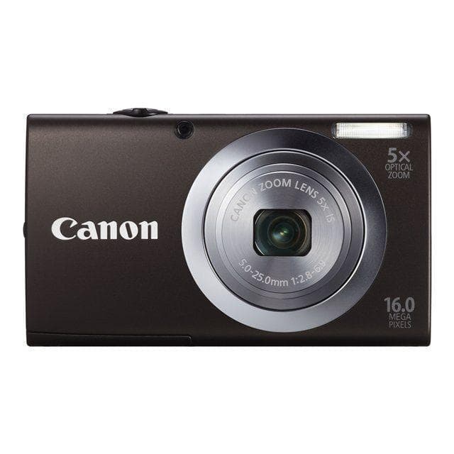 Compatta Canon PowerShot A2400 - Marrone + Obiettivo Canon zoom lens 5x IS 5.0-25mm f / 2.8-6.9