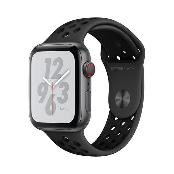 Apple Watch (Series 4) Settembre 2018 44 mm - Alluminio Grigio Siderale - Cinturino Sport Nike Nero siderale