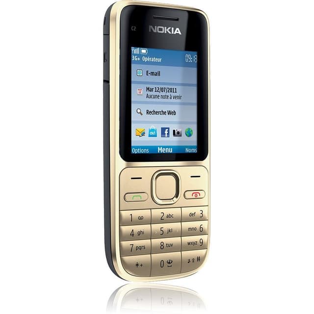 Nokia C2-01 - Oro- Compatibile Con Tutti Gli Operatori
