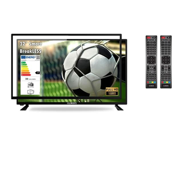 TV 32 Pollici Elements Multimedia LED Full HD 1080p ELT32SDEBR9