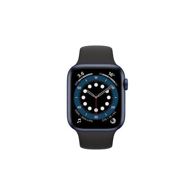 Apple Watch (Series 6) GPS 40 mm - Alluminio Blu - Cinturino Sport loop Nero