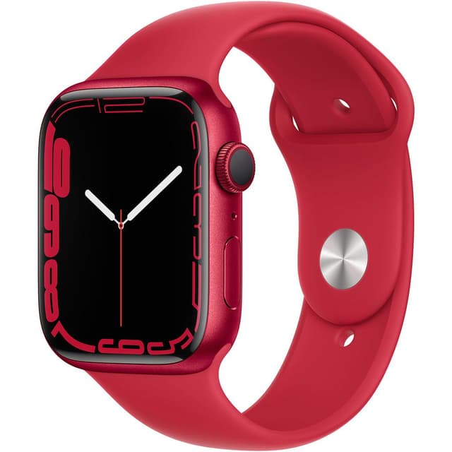 Apple Watch (Series 7) GPS 41 mm - Alluminio Rosso - Cinturino Sport Rosso