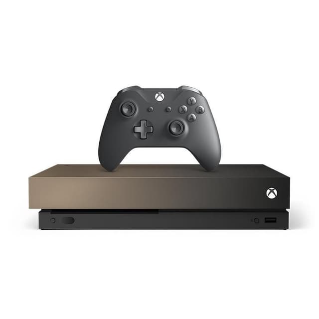 Xbox One X 1000GB - Oro/Nero - Edizione limitata Gold Rush Special Edition Battlefield V + Battlefield V