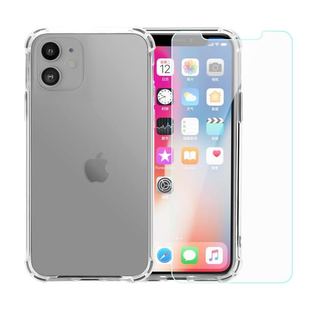 Cover e shermo protettivo iPhone 11 - Plastica riciclata - Trasparente