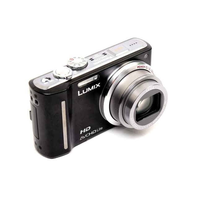 Macchina fotogarfica compatta - Panasonic Lumix DMC-TZ10 - Nero + Obiettivo Panasonic 25-300 mm f/3.3-4.9