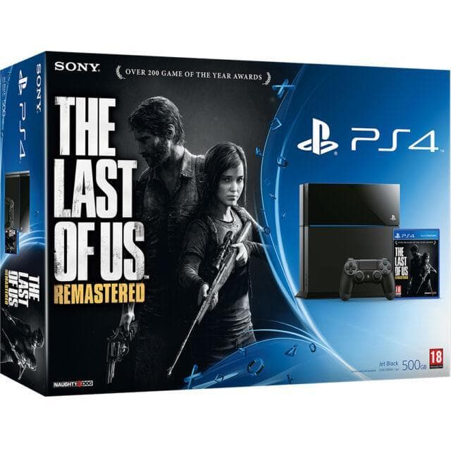 PlayStation 4 Slim 500GB - Nero - Edizione limitata The Last of Us Remastered + The Last of Us Remastered