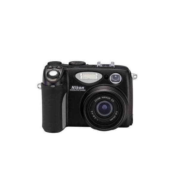 Macchina fotografica compatta - Nikon Coolpix 5400 - Nero + Obiettivo Zoom nikkor ED 5.8-24mm f/2.6-4.6