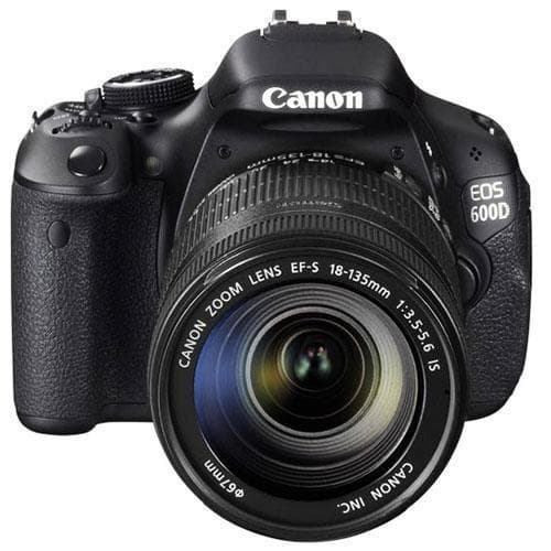 Reflex - Canon EOS 600D - Nero + Obiettivo Canon EF-Sv18-135MM f / 3.5 - 5.6