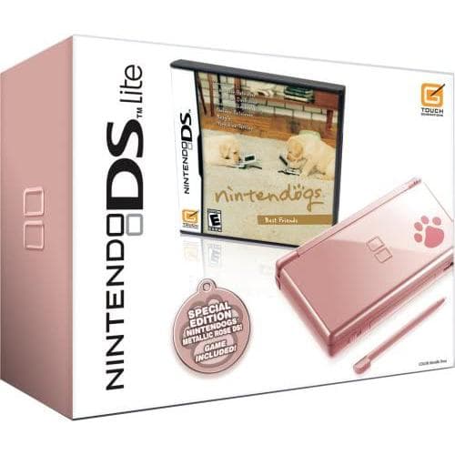 Consola Nintendo DS Lite Special Edition Nintendodogs Metallic Rose Nintendo + Nintendodogs - Rosa