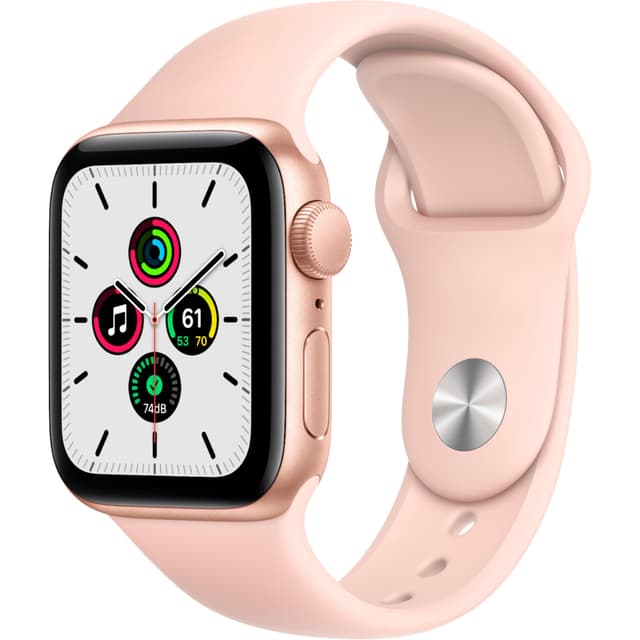Apple Watch (Series SE) GPS 40 mm - Alluminio Oro - Cinturino Sport Rosa sabbia