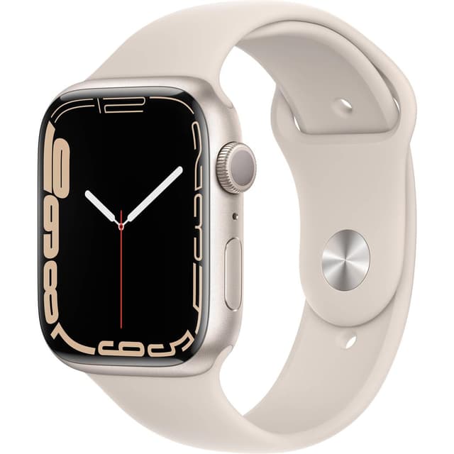 Apple Watch (Series 7) GPS 45 mm - Alluminio Argento - Sport loop Galassia