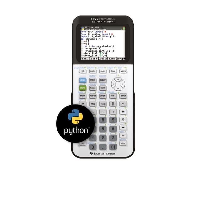 Texas Instruments TI-83 Premium CE edition pyhon Calcolatrici