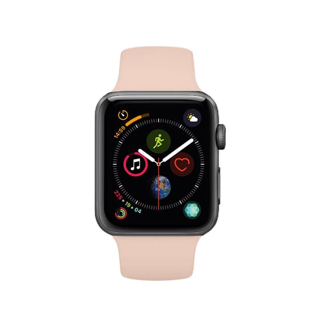 Apple Watch (Series 4) GPS 44 mm - Alluminio Grigio Siderale - Cinturino Sport Rosa