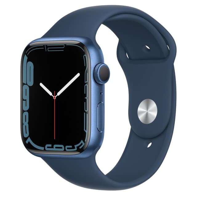 Apple Watch (Series 7) GPS 45 mm - Alluminio Blu - Cinturino Sport Blu