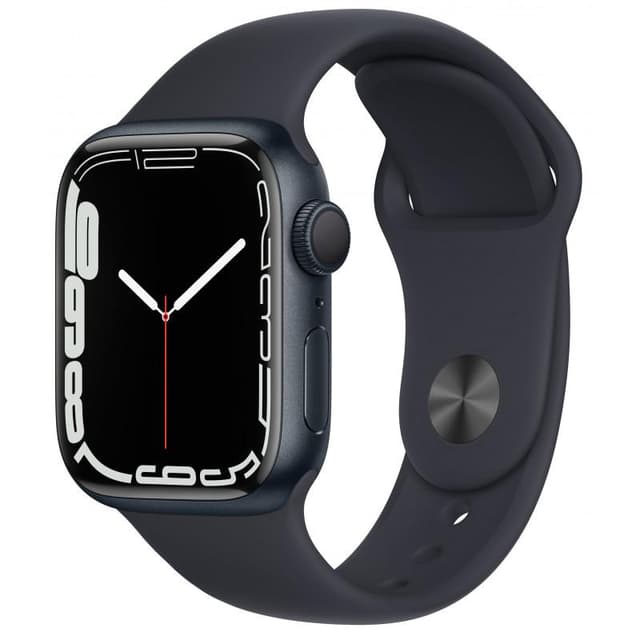 Apple Watch (Series 7) GPS 41 mm - Alluminio Mezzanotte - Cinturino Sport Nero
