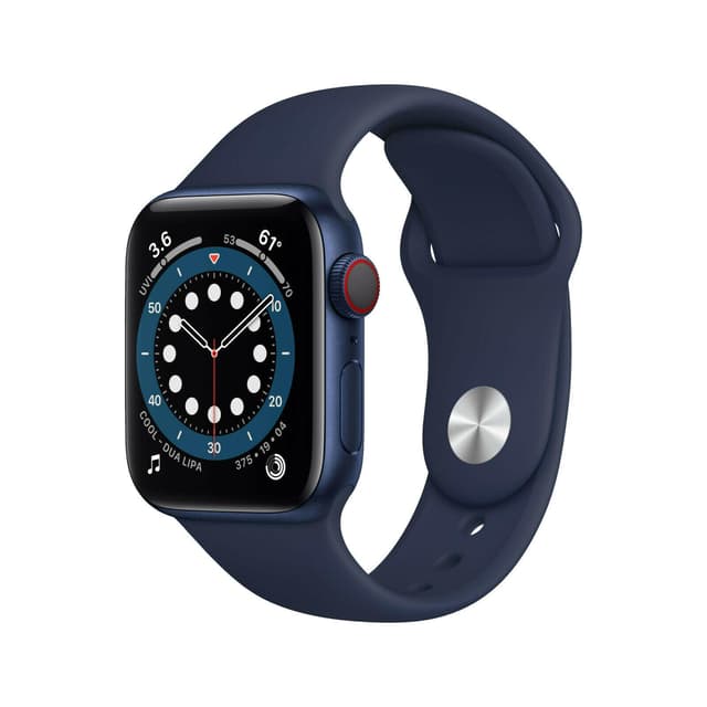 Apple Watch (Series 6) GPS + Cellular 40 mm - Alluminio Blu - Sport loop Blu